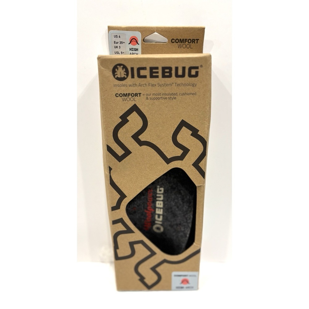 Icebug Comfort Wool Insoles High Arch ArchFlex System US 4 EU 35¾ New